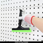 EHDIS 2PCS Flexible 8-Inch Silicone Squeegee Window Tint Tool Auto Water Blade, Shower Squeegee for Car Windshield, Glass, Tiles, and Smooth Surfaces (Green)
