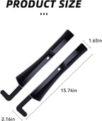 2PCS Car Seat Gap Filler, Anti-Drop Vehicle Console Crevice Blocker with 2 Storage Areas, Seat Side Seam Organizer Plug from Droping, Universal Automotive Interior Accessories(Black)