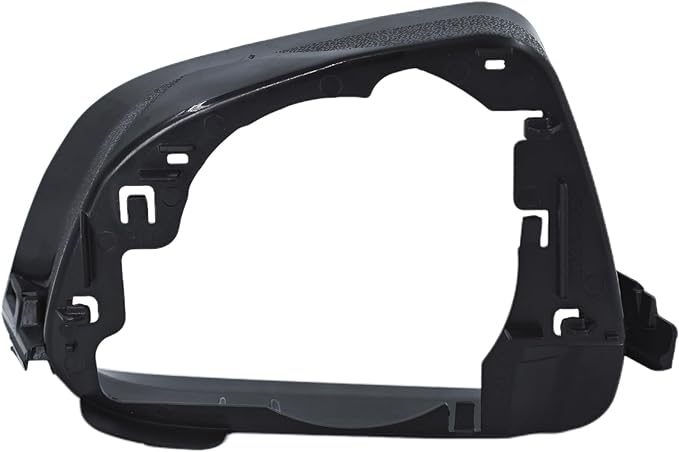 Fits For Tesla Model 3 Left Driver Side Wing Mirror Cover andMirror Frame Set Rearview Lower Holder Tray Cap Housing 2017-2020(Right side chrome)