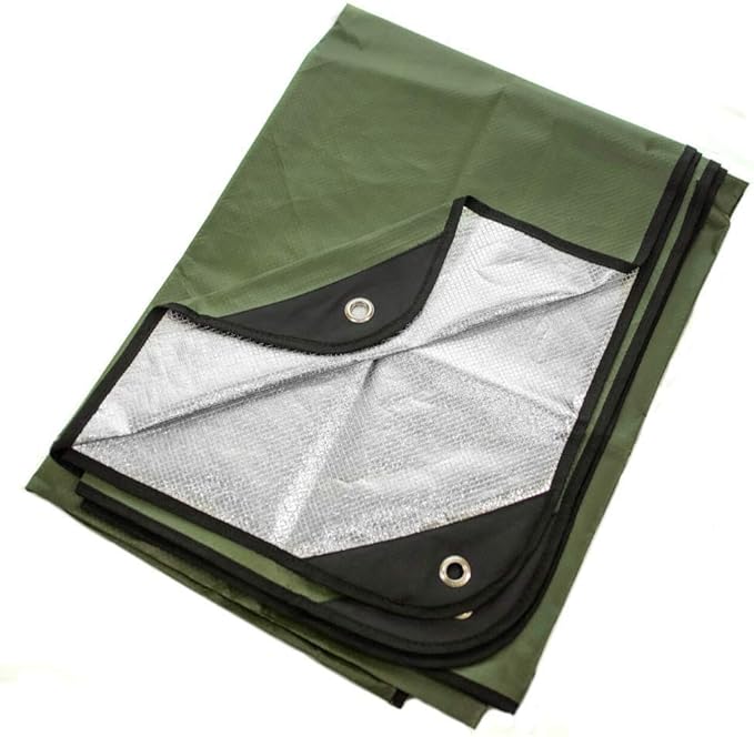 Arcturus Insulated Tarp, Reusable Heavy Duty Thermal Survival Blanket – 60x82in, Reflects 90% Body Heat, Waterproof, Windproo