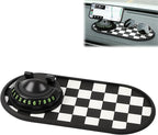 Multifunctional Car Anti-Slip Mat with 360° Rotating Phone Holder,Anti Slip Mat for Car Dashboard with Temporary Parking Numb