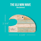 ulu Lagoon Hanging Car Air Freshener | Tropical Beach Coconut Surf Wax Scent Mini Wave | Long Lasting Car Freshener, Closet a