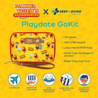 KeepGoing Daniel Tiger’s Travel First Aid Kit for Kids – 130 Pc. for Car, Home, Purse, Diaper Bag & Backpack with Latex-Free 