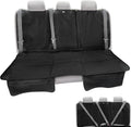 Car Seat Protector, Under Child Car Seats Cover | Waterproof, 3 Functional Rear Belts, Baby Carseat Cushion, Covers Fabric an