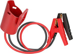 Jumper Cables for Car with Adapter Compatible with Milwaukee M12 12V Batteries, Silicone Wire 8AWG 2FT Alligator Clips Automotive Jump Starter Jumper Cables for Jump Starting Car or Tool Batteries