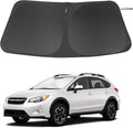 TINGLU Sun Shade for Subaru Crosstrek 2013-2017 Accessories Windshield Sun Shade Window Shade UV Rays Protection Sun Visor Cover with Steering Wheel Sunshade Storage Bag