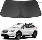 TINGLU Sun Shade for Subaru Crosstrek 2013-2017 Accessories Windshield Sun Shade Window Shade UV Rays Protection Sun Visor Cover with Steering Wheel Sunshade Storage Bag