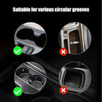 jeseny Pack-1 Car Cup Holder, 360 Degrees Rotating Adjustable Base Car Water Cup Holder, 2 in 1 Multifunctional Drink Holder (Black)
