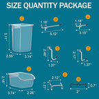 Peg Board Kit, Includes Pegboard and Accessories,with Hooks and Bins,Peg Board Wall Organizer for Office,Ornaments Display,Cr