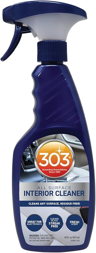 303 Products Interior Cleaner - Easily Cleans Any Surface, Residue Free - Great for Use on Touch Screens, Including LCD - Cle