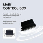 New Feature Rear Parking Sensor with Selectable Distance in Feet, Bidirectional Display Options, and Customizable Numeric Ori