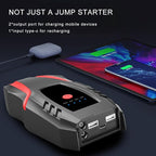 12v Auto Jump Starter Peak Current 2000A (8.0L Gas and 5.0L Diesel Engine), Car Lithium Battery Charger Jumper Cable Pack,