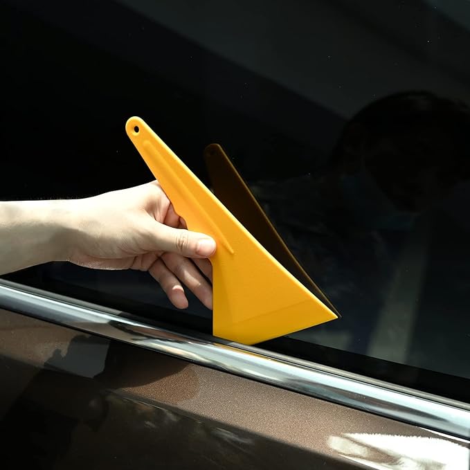 NEWISHTOOL Car Window Tint Tools Speed Loader Gasket Squeegee for Top & Bottom Gap Wrap Film Installation, PPF Squeegee, Long Handle Squeegee, Safety Vinyl Cutter and Film Cutting Knife Tint Tools