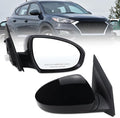 Right Passenger Side Mirror Compatible With 2019 2020 2021 Hyundai Tucson With Manual folding Power glass Black Replace #87620-D3990(3Pins)