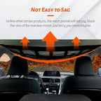 Car Ceiling Cargo Net Pocket, Car Mesh Organizer, 31.5"*21.6" Double-Layer Interior Roof Cargo Net, Universal Auto Accessory Adjustable Buckle Roof Storage for Truck SUV Travel Long Road Trip