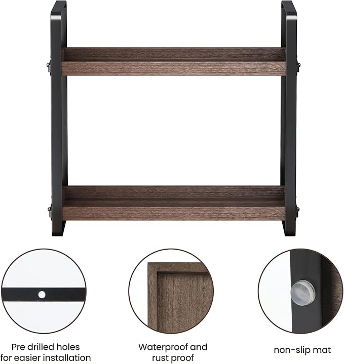 HNRLOY Bathroom Counter Organizer,Bathroom Countertop Organizer,Counter Shelf,Countertop Storage,Organization and Storage,Mak