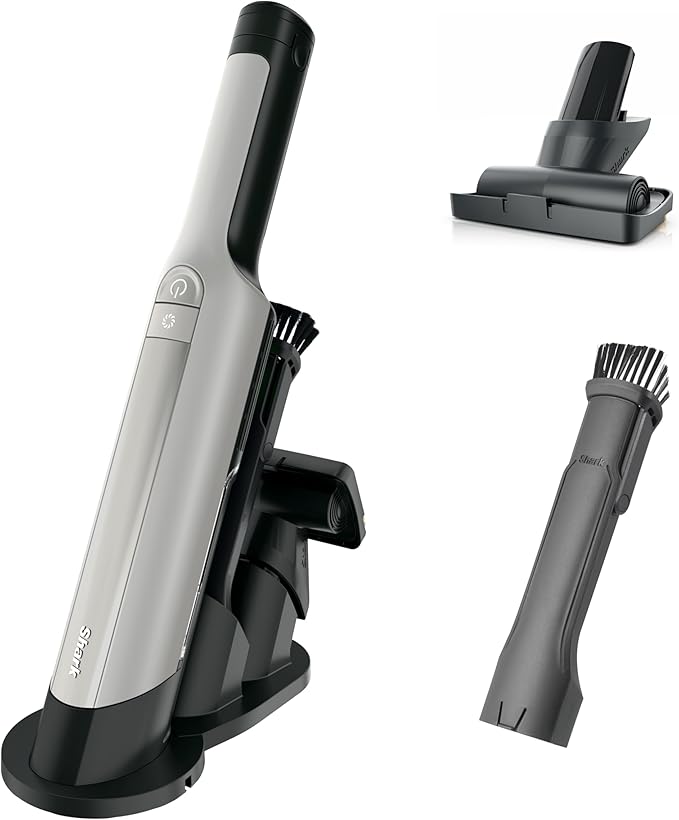 Shark WANDVAC Power PET Cordless Hand Vac, Ultra-Lightweight & Portable with Powerful Suction & Boost Mode, NEW FurFins Tool 