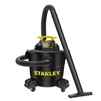 STANLEY Wet/Dry Vacuum SL18191P, 10 Gallon 4 Horsepower 16 FT Clean Range Shop, Ideal for Home/Garage/Laundry Rooms with Atta