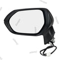 Driver Side Mirror Assembly Compatible with Toyota Corolla 2020-2025 Heated Power Adjustable Glass Replace 8794012L00, TO1320392, 8794002929, 8794002917 Black (5Pin Left)