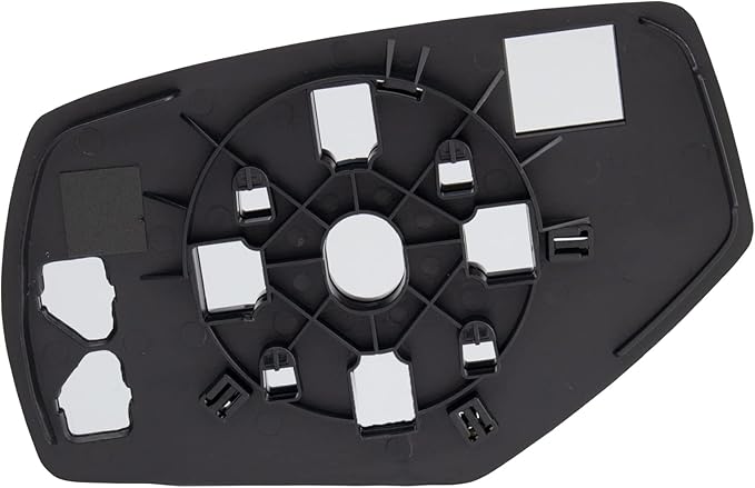 TRQ Exterior Side View Mirror Glass Assembly Spotter Manual RH Passenger Side for Chevrolet Silverado 1500 GMC Sierra 1500