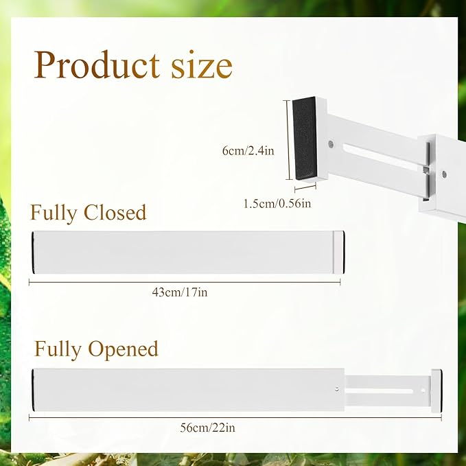 Sawysine 12 Pcs Bamboo Drawer Dividers Adjustable Drawer Organizers Spring Separators Organization Expandable Organizers for 