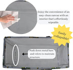 NGIL Extra Large Utility Tote Reusable Grocery Bag Oversized Collapsible for Groceries, Storage, Picnic, Beach (Tractor Truck-black)