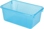 Storex Small Cubby Bin, 12.2 x 7.8 x 5.1 Inches, Candy Teal, 5-Pack (62480U05C)