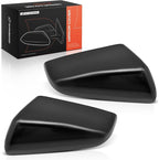 A-Premium 2 PCS Driver and Passenger Side Rearview Mirror Covers Caps - Compatible with Chevy Chevrolet Equinox & GMC Terrain, 2018 2019 2020 2021 2022 2023 2024 - Smooth Black