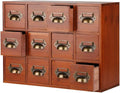 Apothecary Drawers Apothecary Cabinet with Drawers Card Catalog Cabinet Wooden Card Catalog Wooden Storage Box for Desktop Or