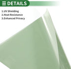 Motoforti Nano Ceramic Car Window Tint Film VLT 50% IRR 60% UVR 99% Green 14.76 ft x 35.43 Inch Privacy Film 2mil PET 1 Pc
