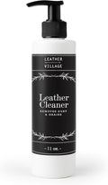 LEATHER VILLAGE Leather Cleaner and Conditioner for Car Seats, Furniture & Couch 2-in-1 Leather Care Kit with Wipe Cloth – No