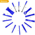 GOOACC 40Pcs Trim Removal Tool,Auto Terminal Removal Key Tool,Auto Clip Pliers Stereo Removal Tools,Car Upholstery Repair Rem