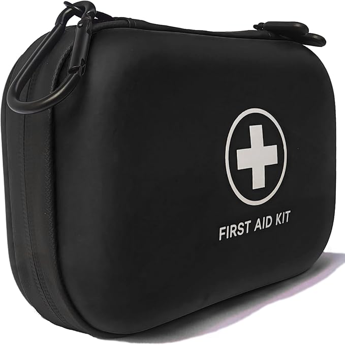 First Aid Kit 196 Piece Waterproof Hard Shell Portable Medical Kit for Home, Camping, Cars, Hiking, Travel, Outdoor, Adventur