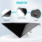 Jaronx Compatible with Tesla Mirror Triangle Cover Model 3 2017-2024, 1130656-00-D Model 3 Passenger Side Mirror Triangle Trim, A-Pillar Applique Mirror Triangle Panel For Tesla Model 3 Accessories