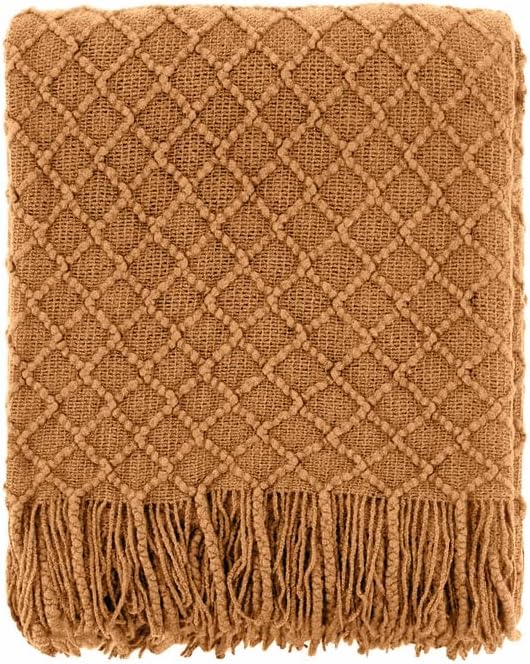 CREVENT Home Farmhouse Decor Rustic Couch Sofa Chair Bed Throw Blanket, Soft Warm Light Weight for Travelling in Spring Summe