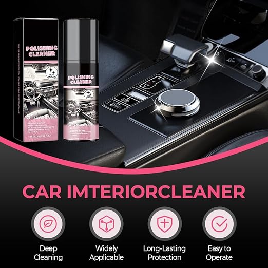 Car Interior Cleaner,Vehicle Interior Polish,Interiors Detailer Spray,Total Cars Interior Cleaner Rejuvenation,Decontaminatio