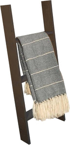 BARNWOODUSA Throw Blanket Ladder – Fully Assembled Reclaimed Wood – Rustic Decorative Ladder for Towels, Quilts, & More – Per