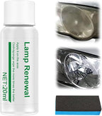 Auto Long-Lasting Effective Headlight Repair Fluid, Car Headlight Restoration Kit Headlight Cleaner and Cleaning Sponge, Auto