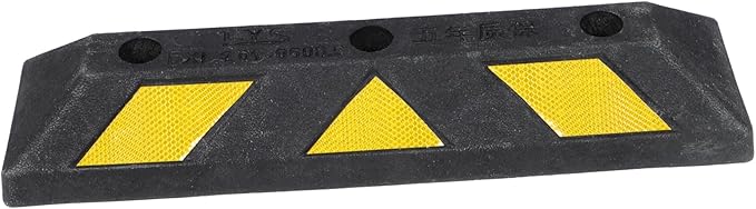 SUPVOX Parking Block Curb Wheel Stopper Durable Vehicle Floor Stopper for Garage Heavy Duty Design Suitable for Cars Trucks and Trailers Prevents Collisions and Improves Safety