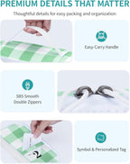 ECOHUB 6 Set Packing Cubes for Travel Suitcase Organizer Bags for Luggage Lightweight Carry On Suitcase with Lable & Personal