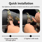 10 Piece Set Tire Chains,Snow Chains For Car SUV Pickup Trucks(175-275mm),Adjustable Universal Emergency Anti-Skid Thickening