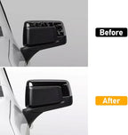 Moonlinks Compatible with 2019-2025 Chevy Silverado 1500 GMC Sierra 1500 Side Mirror Cover,Glossy Black LH & RH Side Door Exterior Rearview Mirror Cap Trim for Silverado 1500(1 Pair）