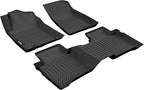 VIWIK Floor Mats for Kia NIRO 2023 2024, TPE Rubber All Weather Car Mats 1st & 2nd Row, Automotive Floor Liners for NIRO 2023 2024 Black Non-Slip