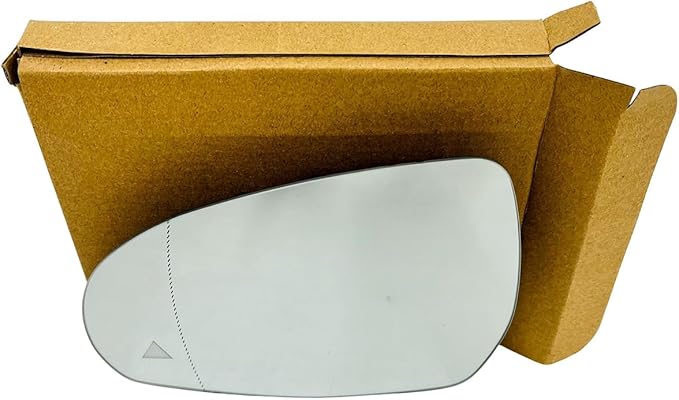CAMIL Blind Spot Mirror Glass, Lens Heated Exterior Mirror Replacement Glass Compatible with Mercedes Benz W206 C/W214 E/W223 S/X254 GLC Class (Left Driver Side)