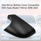 Jaronx Compatible with Tesla Model Y Mirror Bottom Cover 2018-2025, Right Passenger Side Rearview Mirror Lower Base Trim Base Cover Replacement for Tesla Model Y Accessories (Right)
