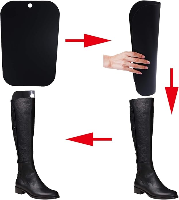 Ruisita 10 Pieces (5 Pairs) Boot Shaper Form Inserts Boots Tall Support for Women and Men
