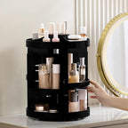 HBlife Extra Large 360 Rotating Makeup Organizer Adjustable Carousel Large Capacity Revolving Perfume Organizer Skincare Orga