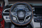 Mayco Bell 2019 New Microfiber Leather Car Extra Large Steering Wheel Cover for Big Trucks (17.5-18'', Orange)