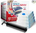 Spacesaver Variety Vacuum Storage Bags for Comforters, Blankets & Clothes – Sealed Compression Bags with Hand Pump – Space Sa