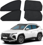 ZATOOTO Car Window Shades for Tucson 2021-2024, 4 Pcs Magnetic Car Window Covers - 100% Block Light Privacy Curtains, Side Window Sun Shade for Baby Breastfeeding, Sleeping, Camping